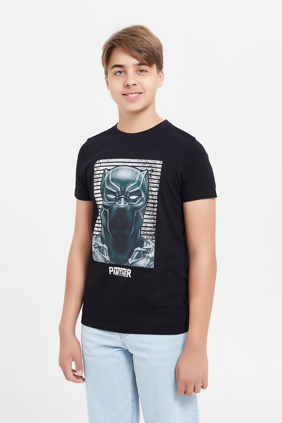 black panther boys t shirt