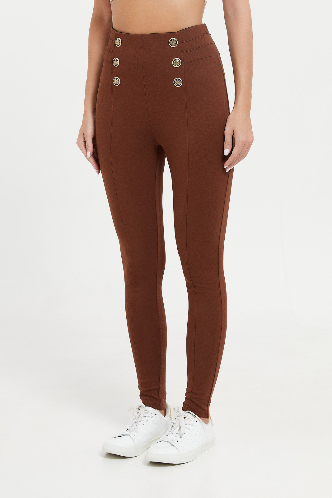 Tan coloured shop leggings