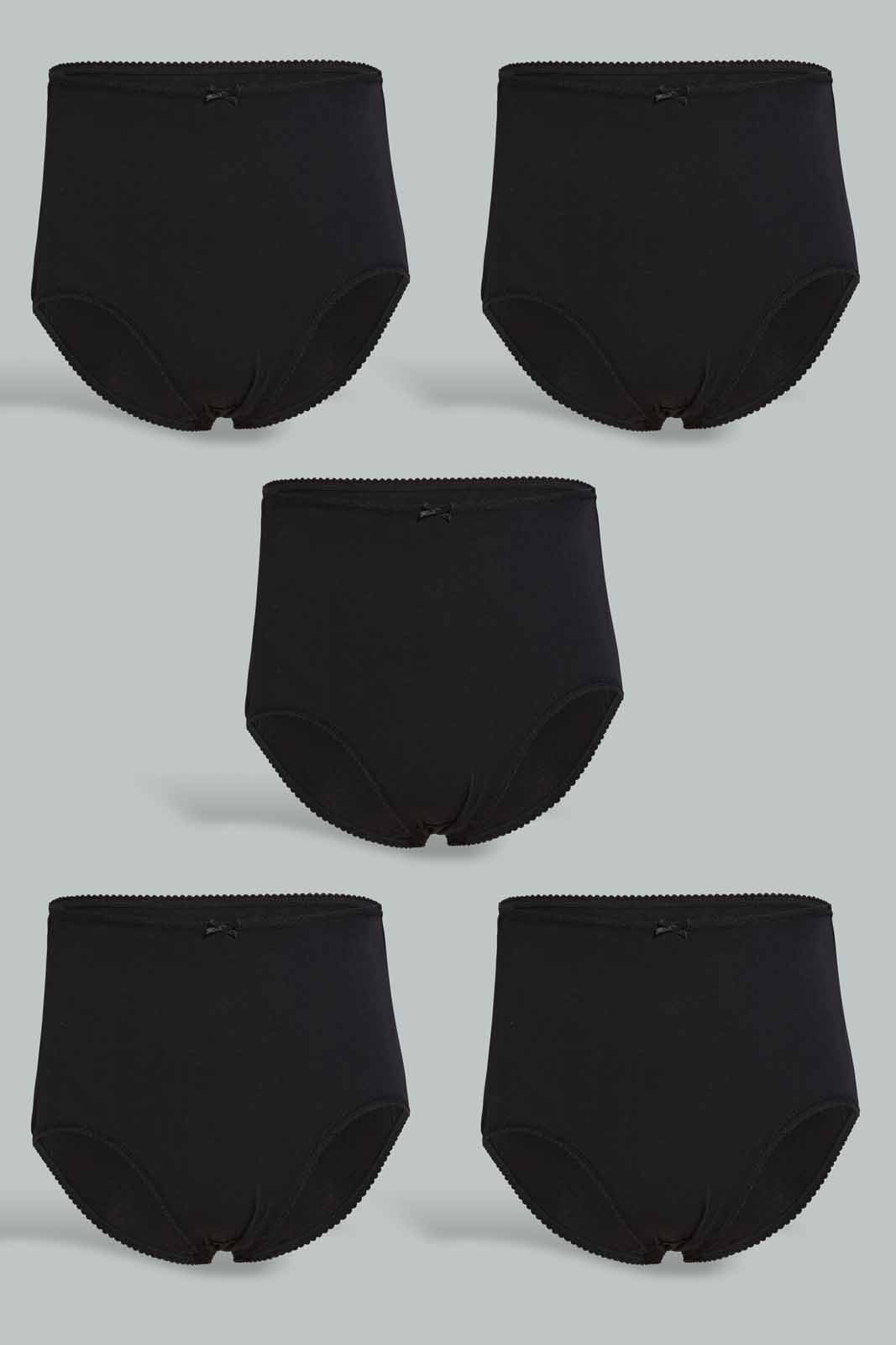 Black Mama Briefs For Women (Pack of 5)