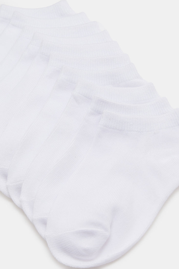 Redtag-Girls-Pack-Of-5---Ankle-Length-White-Socks-365,-Category:Socks,-Colour:White,-Deals:New-In,-Filter:Girls-(2-to-8-Yrs),-GIR-Socks,-H1:KWR,-H2:GIR,-H3:IMP,-H4:SKS,-KWRGIRIMPSKS,-New-In-GIR-APL,-Non-Sale,-Packs,-ProductType:Ankle-Socks,-Season:365,-Section:Girls-(0-to-14Yrs),-Set:Set-of-5-Girls-2 to 8 Years