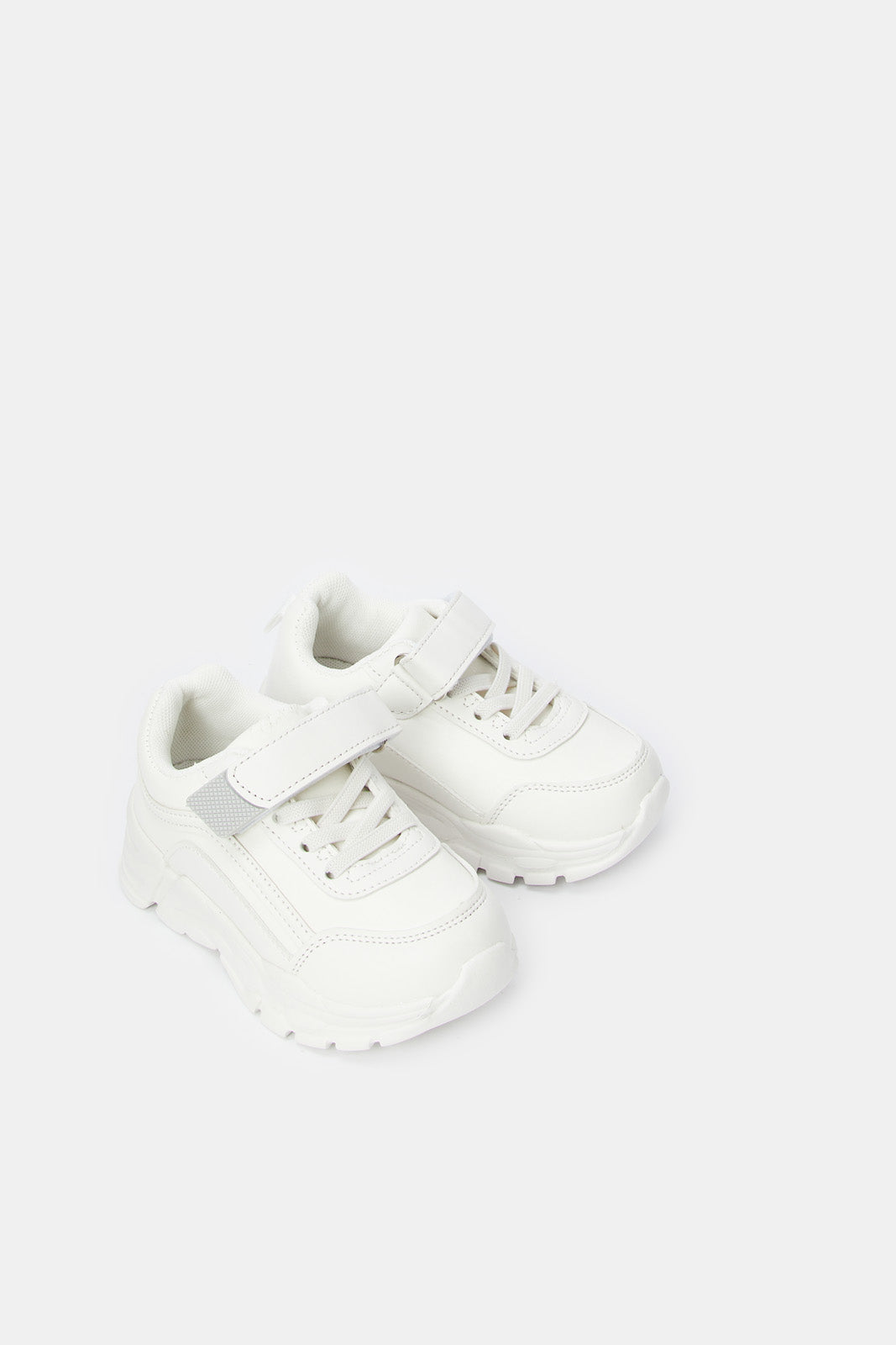 Girls white sale velcro trainers