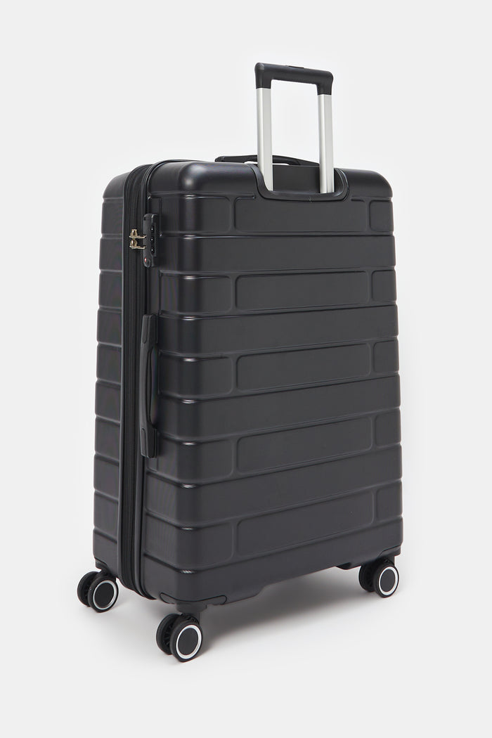 Redtag-Black-28"-Abs+Expandable-Trolley-Luggage-Category:Luggage-Trolleys,-Colour:Black,-Deals:New-In,-Filter:Travel-Accessories,-H1:ACC,-H2:LUG,-H3:BLT,-H4:BLT-BAGS-AND-LUGGAGE--AND-TRAVEL,-LUG-Luggage-Trolleys,-New-In,-New-In-LUG-ACC,-Non-Sale,-ProductType:Hard-Luggage,-Season:W23O,-Section:Homewares,-W23O-Travel-Accessories-