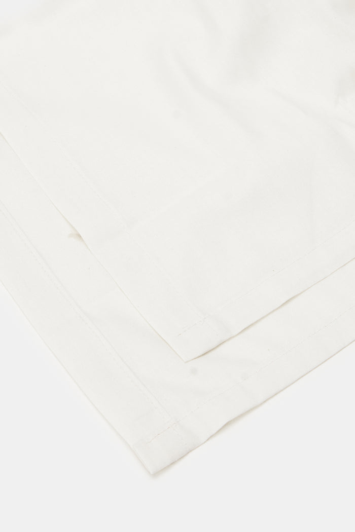 Redtag-Ivory-Solid-Flat-Sheet-(Double-Size)-365,-Category:Flat-Sheets,-Colour:Ivory,-Deals:New-In,-Filter:Home-Bedroom,-H1:HMW,-H2:BED,-H3:BLN,-H4:FLT,-HMW-BED-Flat-Sheets,-HMWBEDBLNFLT,-New-In-HMW-BED,-Non-Sale,-ProductType:Flat-Sheets-Double-Size,-Season:365,-Section:Homewares-Home-Bedroom-