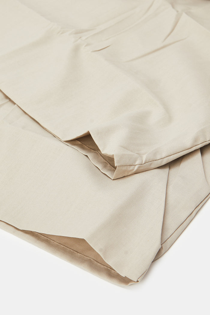 Redtag-Beige-Solid-Flat-Sheet-(Double-Size)-365,-Category:Flat-Sheets,-Colour:Beige,-Deals:New-In,-Filter:Home-Bedroom,-H1:HMW,-H2:BED,-H3:BLN,-H4:FLT,-HMW-BED-Flat-Sheets,-HMWBEDBLNFLT,-New-In-HMW-BED,-Non-Sale,-ProductType:Flat-Sheets-Double-Size,-Season:365,-Section:Homewares-Home-Bedroom-