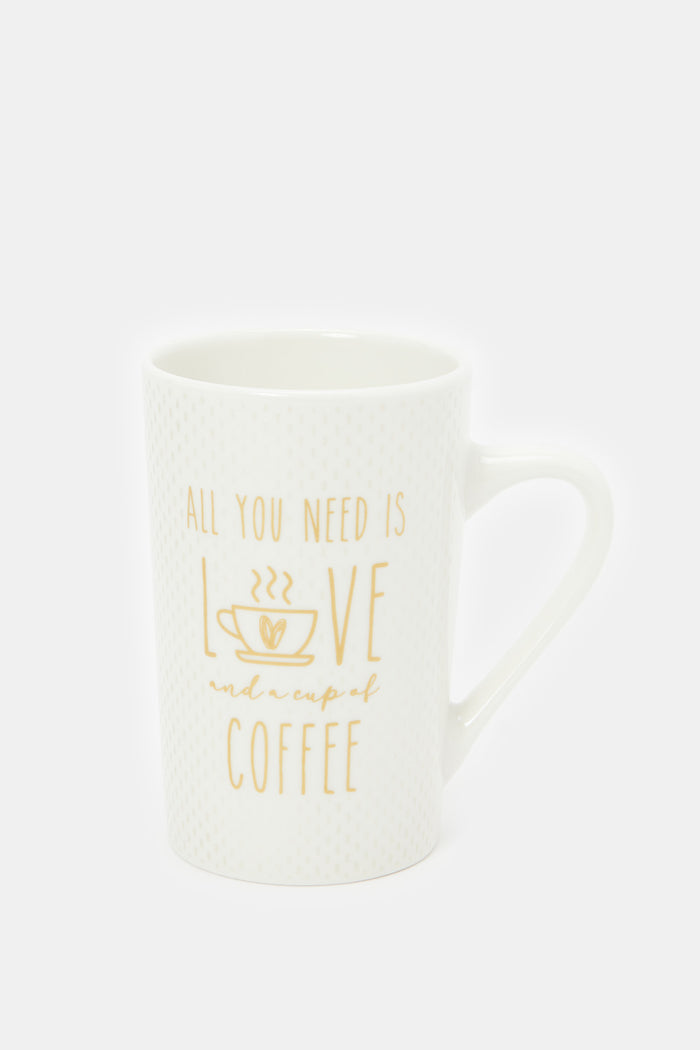 Redtag-White-Love-Coffee-Mug-Category:Cups-&-Mugs,-Colour:White,-Deals:New-In,-Filter:Home-Dining,-H1:HMW,-H2:DIN,-H3:CRC,-H4:CSN,-HMW-DIN-Crockery,-HMWDINCRCCSN,-New-In-HMW-DIN,-Non-Sale,-ProductType:Mugs,-Season:W23O,-Section:Homewares,-W23O-Home-Dining-
