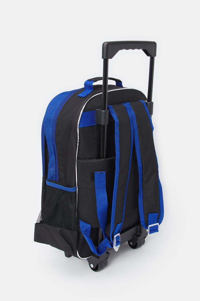 Redtag-Navy/Blue-Sonic-Prime-Print-16"-5Pcs-Trolley-Set-BOY-Bags,-BTS23,-Category:Bags,-CHR,-Colour:Navy,-Deals:New-In,-Filter:Boys-Accessories,-H1:ACC,-H2:SCH,-H3:BTC,-H4:BTC-BACK-TO-SCHOOL,-New-In,-New-In-BOY-ACC,-Non-Sale,-ProductType:Trolley,-Season:W23O,-Section:Boys-(0-to-14Yrs),-W23O-Check-