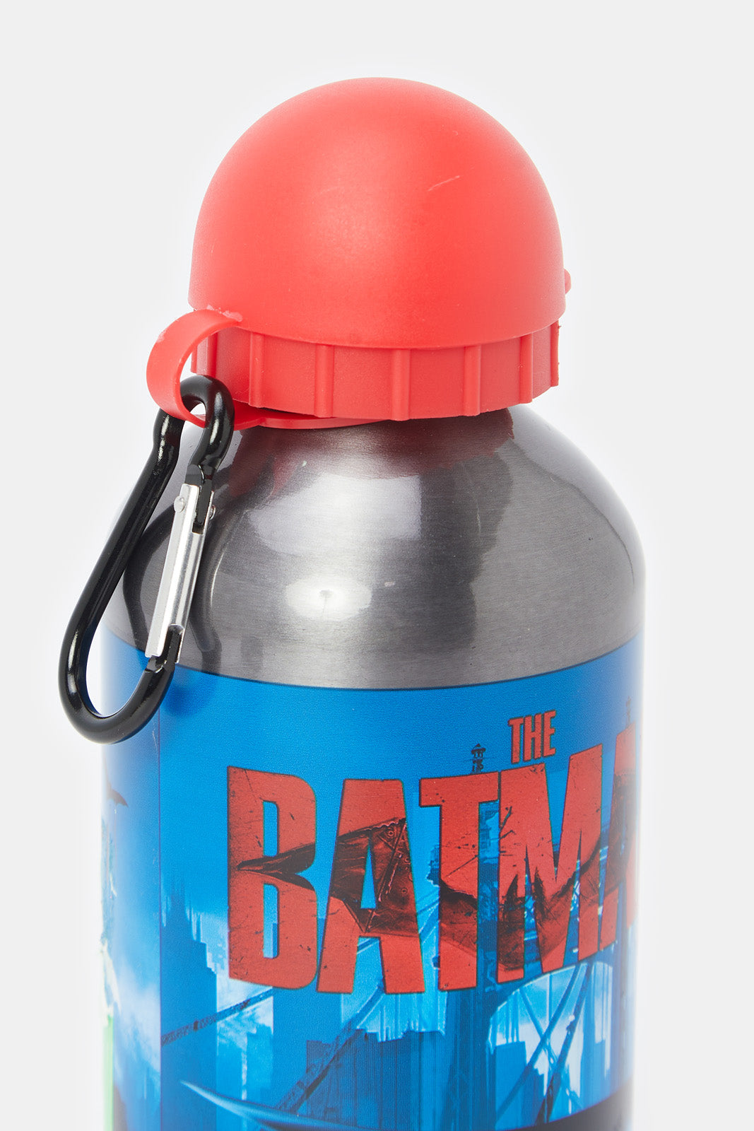 Printed Water Bottle - Red/Spider-Man - Kids