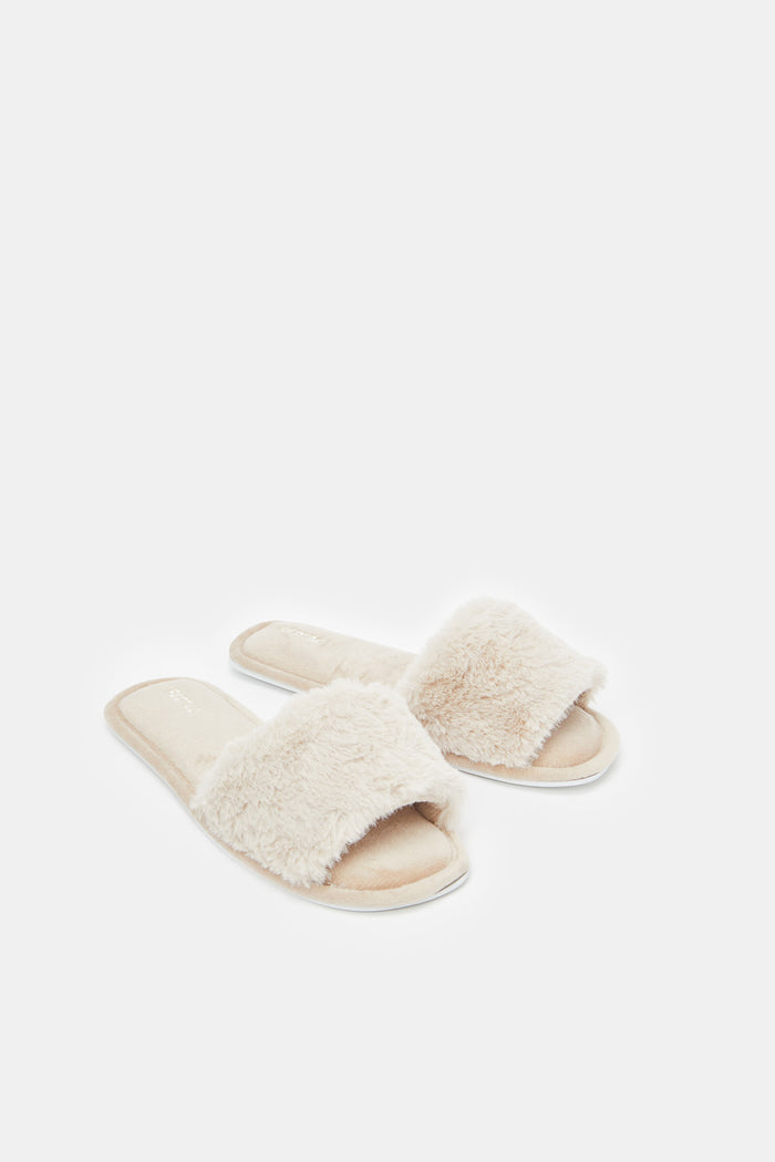 Redtag-Taupe-Classic-Slipper-365,-Category:Slippers,-Colour:Taupe,-Deals:New-In,-Filter:Women's-Footwear,-New-In-Women-FOO,-Non-Sale,-ProductType:Mules,-Section:Women,-Women-Slippers-Women's-