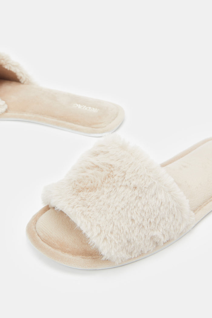 Redtag-Taupe-Classic-Slipper-365,-Category:Slippers,-Colour:Taupe,-Deals:New-In,-Filter:Women's-Footwear,-New-In-Women-FOO,-Non-Sale,-ProductType:Mules,-Section:Women,-Women-Slippers-Women's-