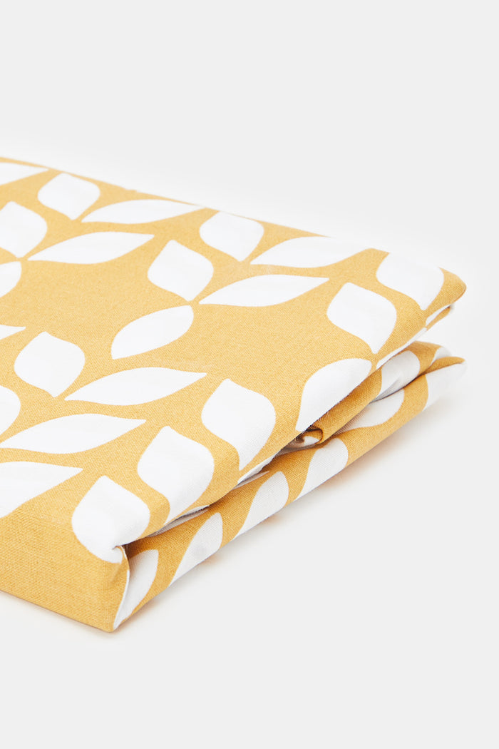 Redtag-Yellow-2-Piece-Leaves-Printed-Pillowcase-Category:Pillowcases,-Colour:Yellow,-Deals:New-In,-Filter:Home-Bedroom,-H1:HMW,-H2:BED,-H3:BLN,-H4:PWC,-HMW-BED-Pillowcases,-HMWBEDBLNPWC,-New-In-HMW-BED,-Non-Sale,-ProductType:Pillowcases,-Season:W23A,-Section:Homewares,-W23A-Home-Bedroom-