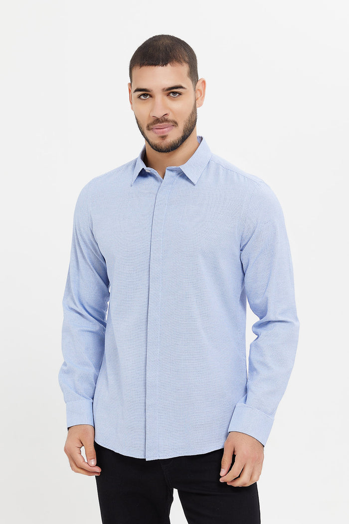 Redtag-Formal-Shirt-365,-CAPSULE-BUY,-Category:Shirts,-Colour:Blue,-Deals:New-In,-Filter:Men's-Clothing,-H1:MWR,-H2:GEN,-H3:SHI,-H4:FSH,-Men-Shirts,-MWRGENSHIFSH,-New-In-Men,-Non-Sale,-ProductType:Formal-Shirts,-Season:365365,-Section:Men--