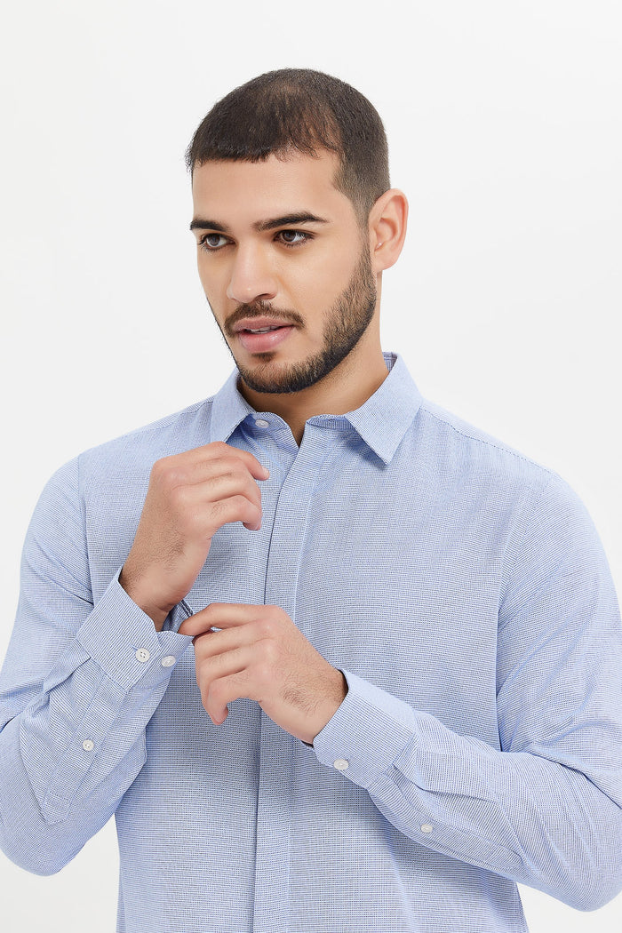 Redtag-Formal-Shirt-365,-CAPSULE-BUY,-Category:Shirts,-Colour:Blue,-Deals:New-In,-Filter:Men's-Clothing,-H1:MWR,-H2:GEN,-H3:SHI,-H4:FSH,-Men-Shirts,-MWRGENSHIFSH,-New-In-Men,-Non-Sale,-ProductType:Formal-Shirts,-Season:365365,-Section:Men--