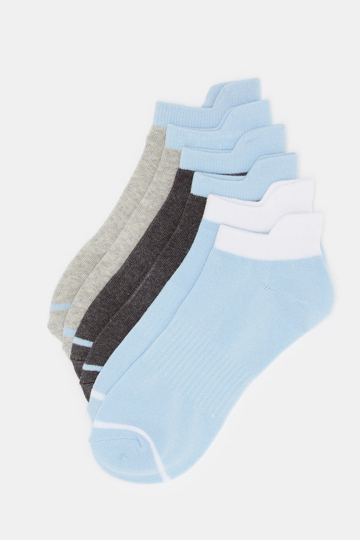 Redtag-Ladies--Ankle-Socks-1*3-365,-Category:Socks,-Colour:Assorted,-Deals:New-In,-Filter:Women's-Clothing,-H1:LWR,-H2:LDN,-H3:IMP,-H4:SKS,-LWRLDNIMPSKS,-New-In-Women,-Non-Sale,-ProductType:Ankle-Socks,-Season:365365,-Section:Women,-Women-Socks--