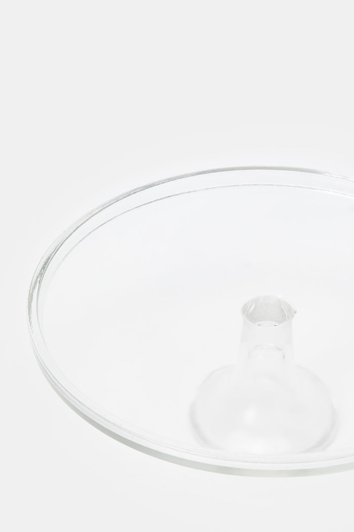 Redtag-Clear-Glass-Cake-Stand-Category:Bakeware,-Colour:White,-Deals:New-In,-Filter:Home-Dining,-H1:HMW,-H2:DIN,-H3:SEW,-H4:SSI,-HMW-DIN-Serveware,-HMWDINSEWSSI,-Melody,-New-In-HMW-DIN,-Non-Sale,-ProductType:Cake-Stand,-Season:W23A,-Section:Homewares,-W23A-Home-Dining-