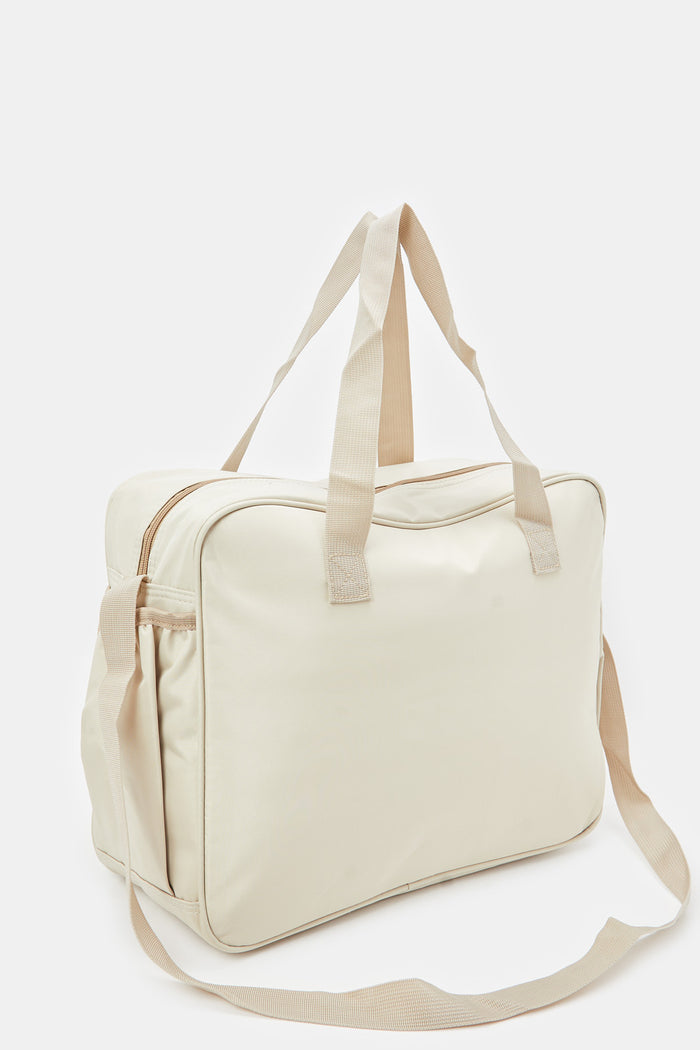 Redtag-Beige-Diaper-Backpack-ACCNBNFECBAG,-Category:Bags,-Colour:Beige,-Deals:New-In,-Filter:Newborn-Accessories,-H1:ACC,-H2:NBN,-H3:FEC,-H4:BAG,-NBN-Bags,-New-In,-New-In-NBN-ACC,-Non-Sale,-ProductType:Baby-Diaper-Bags,-Season:W23A,-Section:Boys-(0-to-14Yrs),-W23A-New-Born-Baby-