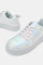 Redtag-Silver-Lace-Up-Sneaker-Category:Trainers,-Colour:Silver,-Deals:New-In,-Filter:Women's-Footwear,-New-In-Women-FOO,-Non-Sale,-ProductType:Lace-Up-Shoes,-Section:Women,-W23A,-Women-Trainers-Women's-