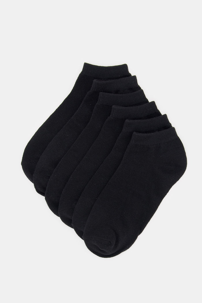 Redtag-Black-3-Pcs-Pack-Ankle-Socks-365,-BSR-Socks,-Category:Socks,-Colour:Black,-Deals:New-In,-ESS,-Filter:Senior-Boys-(8-to-14-Yrs),-H1:KWR,-H2:BSR,-H3:IMP,-H4:SKS,-KWRBSRIMPSKS,-New-In-BSR,-Non-Sale,-ProductType:Ankle-Socks,-Season:365365,-Section:Boys-(0-to-14Yrs)-Senior-Boys-9 to 14 Years