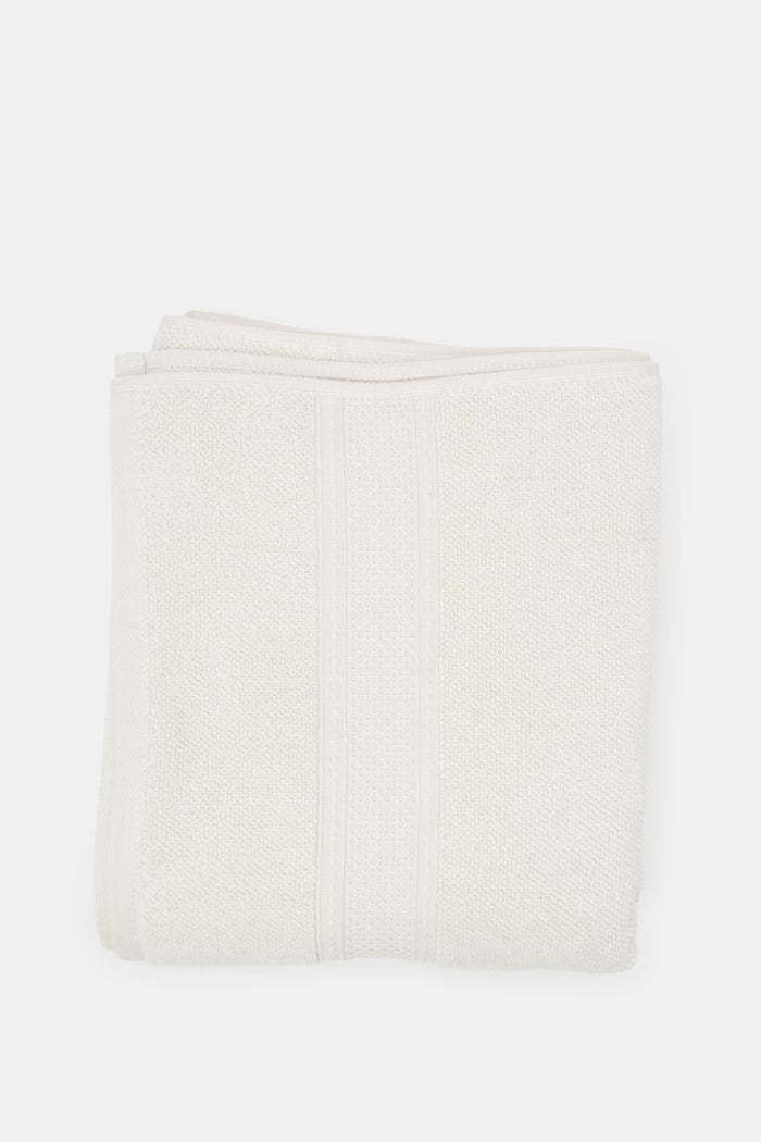 Redtag-Beige-Textured-Cotton-Beach-Towel-Category:Towels,-Colour:Beige,-Deals:New-In,-Filter:Home-Bathroom,-H1:HMW,-H2:BAC,-H3:TOW,-H4:BEA,-HMW-BAC-Towels,-HMWBACTOWBEA,-New-In-HMW-BAC,-Non-Sale,-ProductType:Beach-Towels,-Season:W23A,-Section:Homewares,-W23A-Home-Bathroom-
