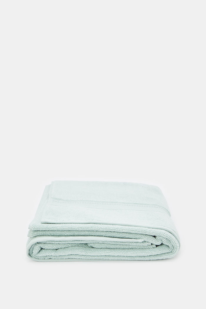 Redtag-Mint-Textured-Cotton-Beach-Towel-Category:Towels,-Colour:Mint,-Deals:New-In,-Filter:Home-Bathroom,-H1:HMW,-H2:BAC,-H3:TOW,-H4:BEA,-HMW-BAC-Towels,-HMWBACTOWBEA,-New-In-HMW-BAC,-Non-Sale,-ProductType:Beach-Towels,-Season:W23A,-Section:Homewares,-W23A-Home-Bathroom-