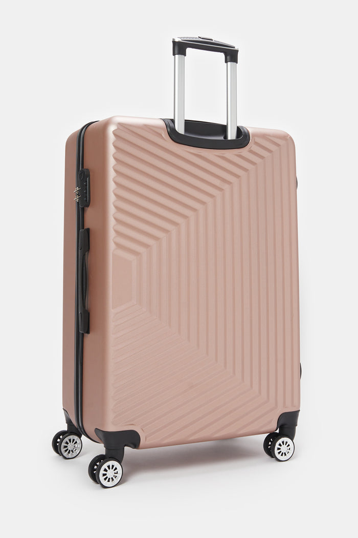 Redtag-Rose-Gold-28"-Abs-Trolley-Luggage-ACCLUGBLTLUG,-Category:Luggage-Trolleys,-Colour:Pink,-Filter:Travel-Accessories,-H1:ACC,-H2:LUG,-H3:BLT,-H4:LUG,-LUG-Luggage-Trolleys,-New-In,-New-In-LUG-ACC,-Non-Sale,-ProductType:Hard-Luggage,-Season:W23A,-Section:Homewares,-W23A-Travel-Accessories-