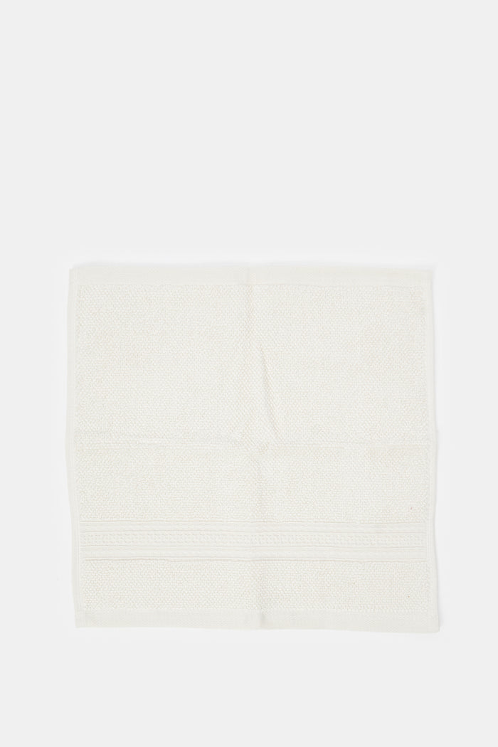 Redtag-Beige-Textured-Cotton-Face-Towel-Set-(4-Piece)-Category:Towels,-Colour:Beige,-Deals:New-In,-Filter:Home-Bathroom,-H1:HMW,-H2:BAC,-H3:TOW,-H4:FAC,-HMW-BAC-Towels,-HMWBACTOWFAC,-New-In-HMW-BAC,-Non-Sale,-ProductType:Face-Towels,-Season:W23A,-Section:Homewares,-W23A-Home-Bathroom-