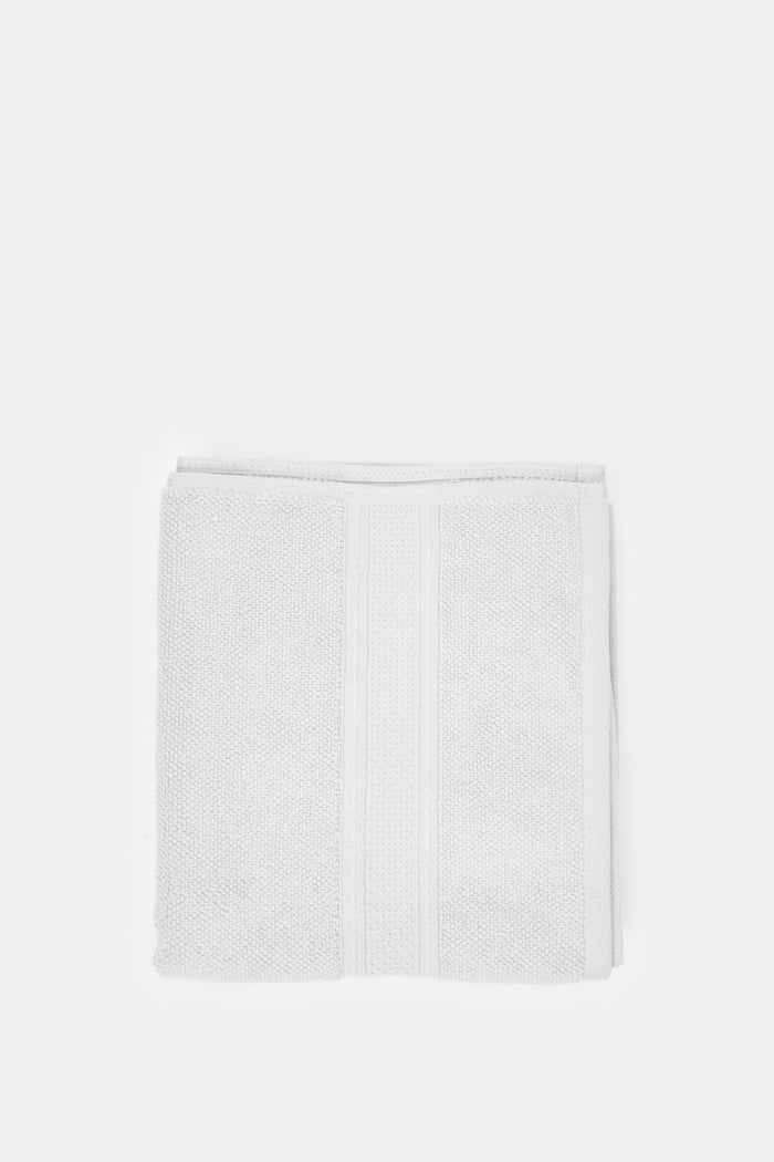 Redtag-Light-Grey-Textured-Cotton-Hand-Towel-Category:Towels,-Colour:Grey,-Deals:New-In,-Filter:Home-Bathroom,-H1:HMW,-H2:BAC,-H3:TOW,-H4:HAN,-HMW-BAC-Towels,-HMWBACTOWHAN,-New-In-HMW-BAC,-Non-Sale,-ProductType:Hand-Towels,-Season:W23A,-Section:Homewares,-W23A-Home-Bathroom-