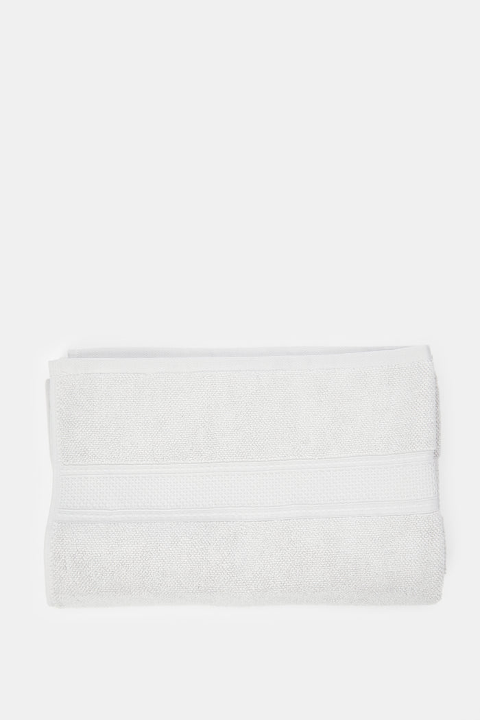 Redtag-Light-Grey-Textured-Cotton-Bath-Towel-Category:Towels,-Colour:Grey,-Deals:New-In,-Filter:Home-Bathroom,-H1:HMW,-H2:BAC,-H3:TOW,-H4:BEA,-HMW-BAC-Towels,-HMWBACTOWBEA,-New-In-HMW-BAC,-Non-Sale,-ProductType:Bath-Towels,-Season:W23A,-Section:Homewares,-W23A-Home-Bathroom-