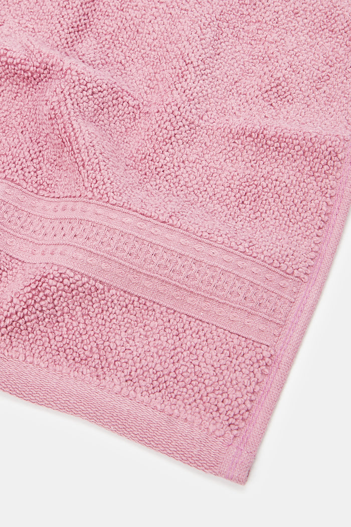 Redtag-Purple-Textured-Cotton-Face-Towel-Set-(4-Piece)-Category:Towels,-Colour:Purple,-Deals:New-In,-Filter:Home-Bathroom,-H1:HMW,-H2:BAC,-H3:TOW,-H4:FAC,-HMW-BAC-Towels,-HMWBACTOWFAC,-New-In-HMW-BAC,-Non-Sale,-ProductType:Face-Towels,-Season:W23A,-Section:Homewares,-W23A-Home-Bathroom-