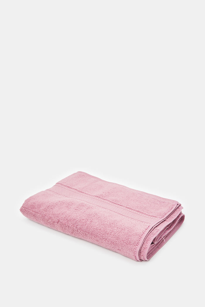 Redtag-Purple-Textured-Cotton-Bath-Towel-Category:Towels,-Colour:Purple,-Deals:New-In,-Filter:Home-Bathroom,-H1:HMW,-H2:BAC,-H3:TOW,-H4:BAT,-HMW-BAC-Towels,-HMWBACTOWBAT,-New-In-HMW-BAC,-Non-Sale,-ProductType:Bath-Towels,-Season:W23A,-Section:Homewares,-W23A-Home-Bathroom-