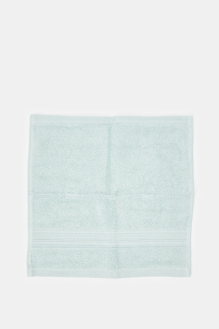 Redtag-Mint-Textured-Cotton-Face-Towel-Set-(4-Piece)-Category:Towels,-Colour:Mint,-Deals:New-In,-Filter:Home-Bathroom,-H1:HMW,-H2:BAC,-H3:TOW,-H4:FAC,-HMW-BAC-Towels,-HMWBACTOWFAC,-New-In-HMW-BAC,-Non-Sale,-ProductType:Face-Towels,-Season:W23A,-Section:Homewares,-W23A-Home-Bathroom-