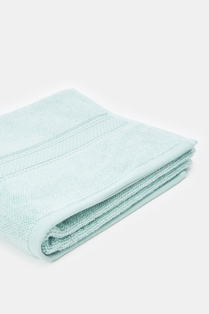 Redtag-Mint-Textured-Cotton-Hand-Towel-Category:Towels,-Colour:Mint,-Deals:New-In,-Filter:Home-Bathroom,-H1:HMW,-H2:BAC,-H3:TOW,-H4:HAN,-HMW-BAC-Towels,-HMWBACTOWHAN,-New-In-HMW-BAC,-Non-Sale,-ProductType:Hand-Towels,-Season:W23A,-Section:Homewares,-W23A-Home-Bathroom-