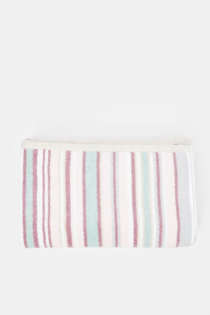 Redtag-Multicolour-Textured-Cotton-Bath-Towel-Category:Towels,-Colour:Assorted,-Deals:New-In,-Filter:Home-Bathroom,-H1:HMW,-H2:BAC,-H3:TOW,-H4:BAT,-HMW-BAC-Towels,-HMWBACTOWBAT,-New-In-HMW-BAC,-Non-Sale,-ProductType:Bath-Towels,-Season:W23A,-Section:Homewares,-W23A-Home-Bathroom-