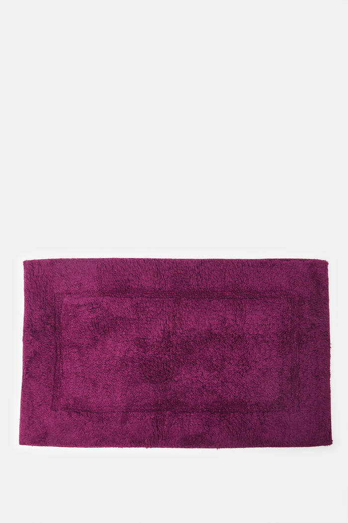 Redtag-Purple-Cut--Pile-Bath-Mat-365,-Category:Bathmats,-Colour:Purple,-Deals:New-In,-Filter:Home-Bathroom,-H1:HMW,-H2:BAC,-H3:BCE,-H4:BPM,-HMW-BAC-Bath-Accessories,-HMWBACBCEBPM,-New-In-HMW-BAC,-Non-Sale,-ProductType:Bathmat-Singles,-Season:365,-Section:Homewares-Home-Bathroom-