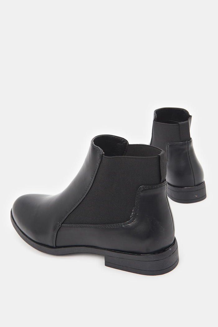 Redtag-Black-Ankle-Chelsea-Boot-Category:Boots,-Colour:Black,-Deals:New-In,-Filter:Women's-Footwear,-New-In-Women-FOO,-Non-Sale,-ProductType:Ankle-boots,-Section:Women,-W23O,-Women-Boots-Women's-