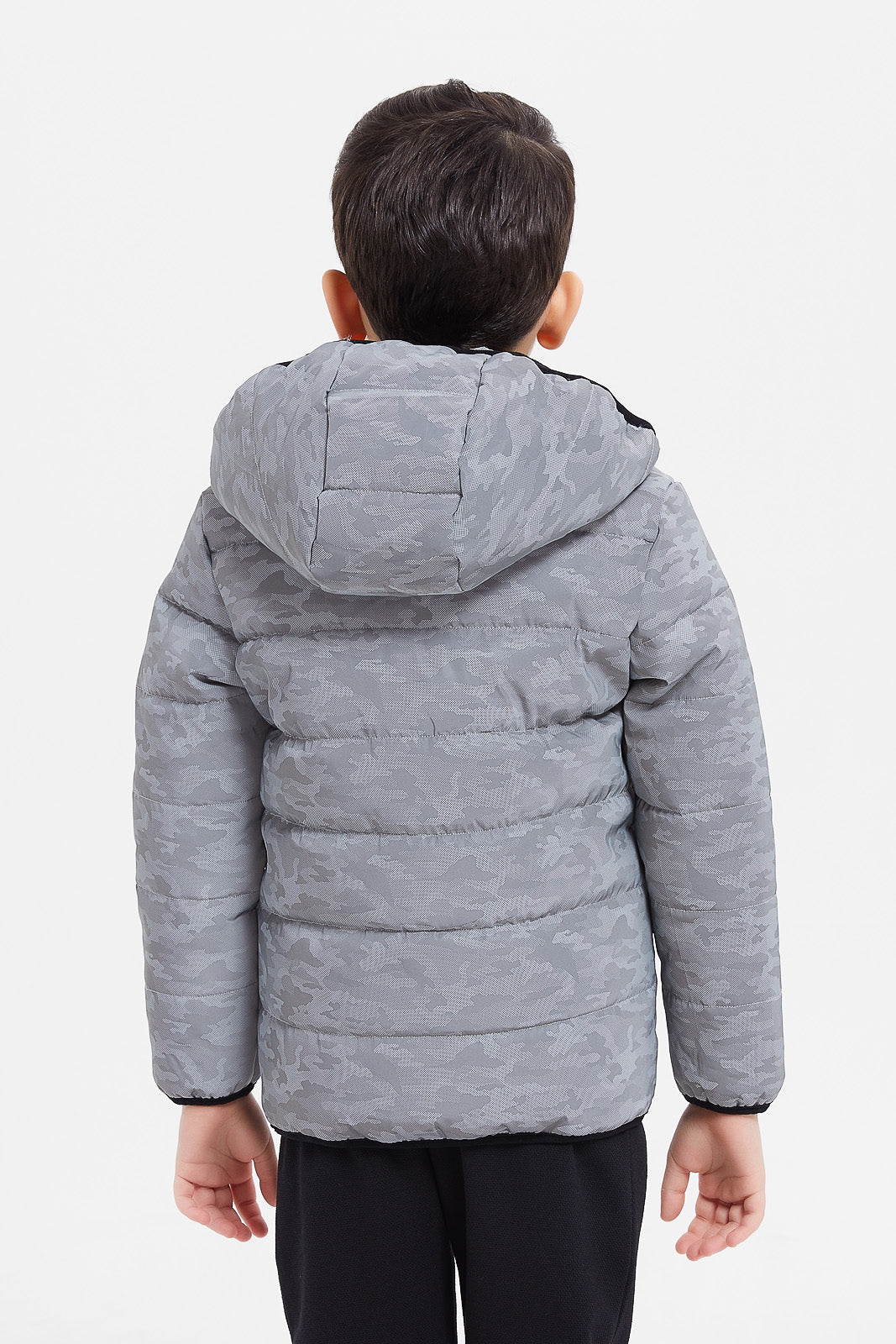 Boys reflective puffer jacket hotsell