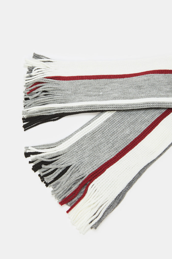 Redtag-Multi-Colour-Weighted-Scarf-ACCGENMEASCA,-Category:Scarves,-Colour:Assorted,-Deals:New-In,-Filter:Men's-Accessories,-H1:ACC,-H2:GEN,-H3:MEA,-H4:SCA,-Men-Scarves,-New-In,-New-In-Men-ACC,-Non-Sale,-ProductType:Knitted-Scarves,-Season:W23B,-Section:Men,-W23B-Men's-