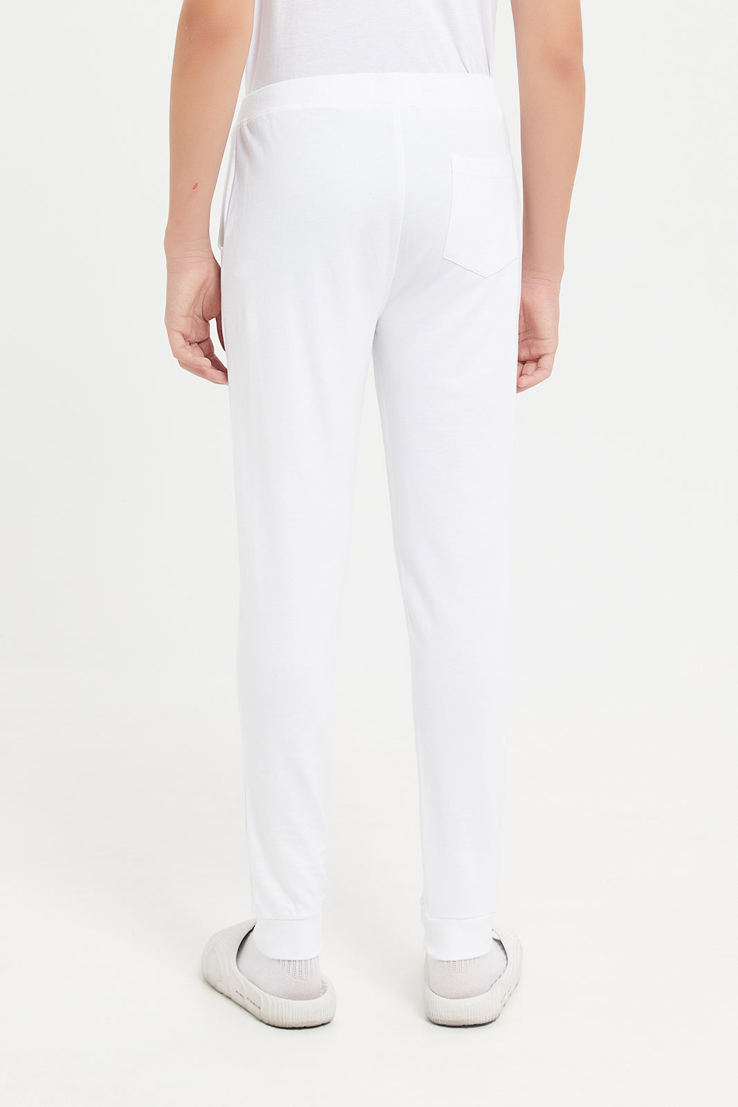 Buy Senior Boys White Nasa Active Pants 126484952 in Saudi Arabia