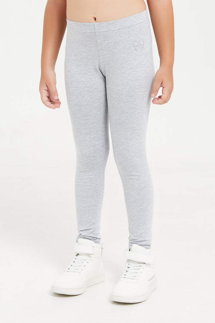 Redtag-Girls-Basic-Legging-365,-Category:Leggings,-Colour:Mid-Grey,-Deals:New-In,-Filter:Girls-(2-to-8-Yrs),-GIR-Leggings,-H1:KWR,-H2:GIR,-H3:TRS,-H4:LEG,-KWRGIRTRSLEG,-New-In-GIR,-Non-Sale,-ProductType:Leggings,-Season:365365,-Section:Girls-(0-to-14Yrs),-TBL-Girls-2 to 8 Years