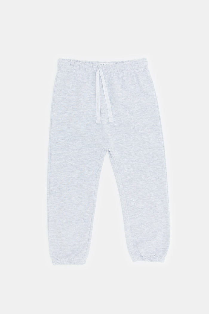 Redtag-Grey-Melange-Solid-Active-Pant-Category:Joggers,-Colour:Pale-Grey,-Deals:New-In,-Filter:Infant-Girls-(3-to-24-Mths),-H1:KWR,-H2:ING,-H3:SPW,-H4:ATP,-ING-Joggers,-KWRINGSPWATP,-New-In-ING,-Non-Sale,-ProductType:Joggers,-Season:W23A,-Section:Girls-(0-to-14Yrs),-TBL,-W23A-Infant-Girls-3 to 24 Months