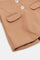 Redtag-Tan-Melton-Coat-Category:Jackets,-Colour:Tan,-Deals:New-In,-EHW,-Filter:Infant-Girls-(3-to-24-Mths),-H1:KWR,-H2:ING,-H3:OUW,-H4:OUW,-ING-Jackets,-KWRINGOUWOUW,-New-In-ING,-Non-Sale,-ProductType:Coats,-Season:W23B,-Section:Girls-(0-to-14Yrs),-W23B-Infant-Girls-3 to 24 Months