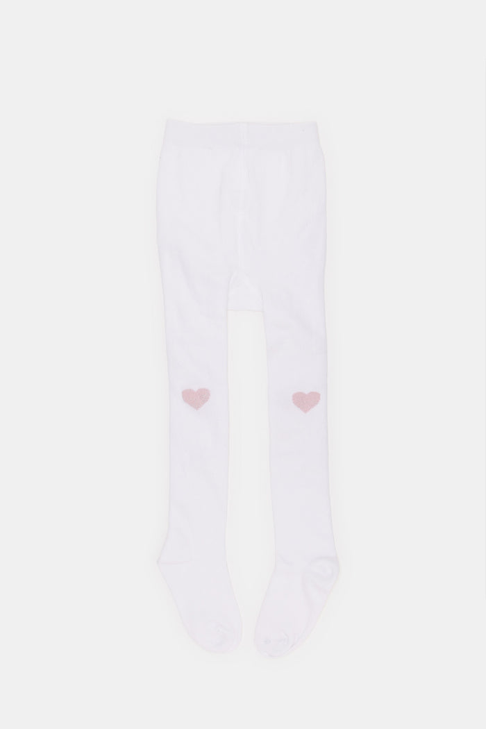 Redtag-White-Tight-With-Pink-Heart-Print-365,-Category:Tights,-Colour:White,-Deals:New-In,-Filter:Infant-Girls-(3-to-24-Mths),-H1:KWR,-H2:ING,-H3:HOS,-H4:TAS,-ING-Tights,-KWRINGHOSTAS,-New-In-ING,-Non-Sale,-ProductType:Tights-&-Stockings,-Season:365365,-Section:Girls-(0-to-14Yrs)-Infant-Girls-3 to 24 Months