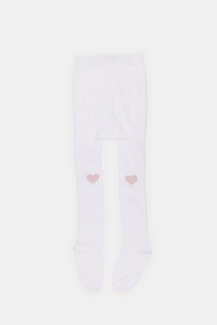 Redtag-White-Tight-With-Pink-Heart-Print-365,-Category:Tights,-Colour:White,-Deals:New-In,-Filter:Infant-Girls-(3-to-24-Mths),-H1:KWR,-H2:ING,-H3:HOS,-H4:TAS,-ING-Tights,-KWRINGHOSTAS,-New-In-ING,-Non-Sale,-ProductType:Tights-&-Stockings,-Season:365365,-Section:Girls-(0-to-14Yrs)-Infant-Girls-3 to 24 Months