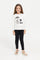 Redtag-White--L/S-Sequins-Cat-And-Girl-T-Shirt-Category:T-Shirts,-Colour:White,-Deals:New-In,-Filter:Girls-(2-to-8-Yrs),-GIR-T-Shirts,-H1:KWR,-H2:GIR,-H3:TSH,-H4:CAT,-KWRGIRTSHCAT,-New-In-GIR,-Non-Sale,-ProductType:Graphic-T-Shirts,-Season:W23A,-Section:Girls-(0-to-14Yrs),-TBL,-W23A-Girls-2 to 8 Years