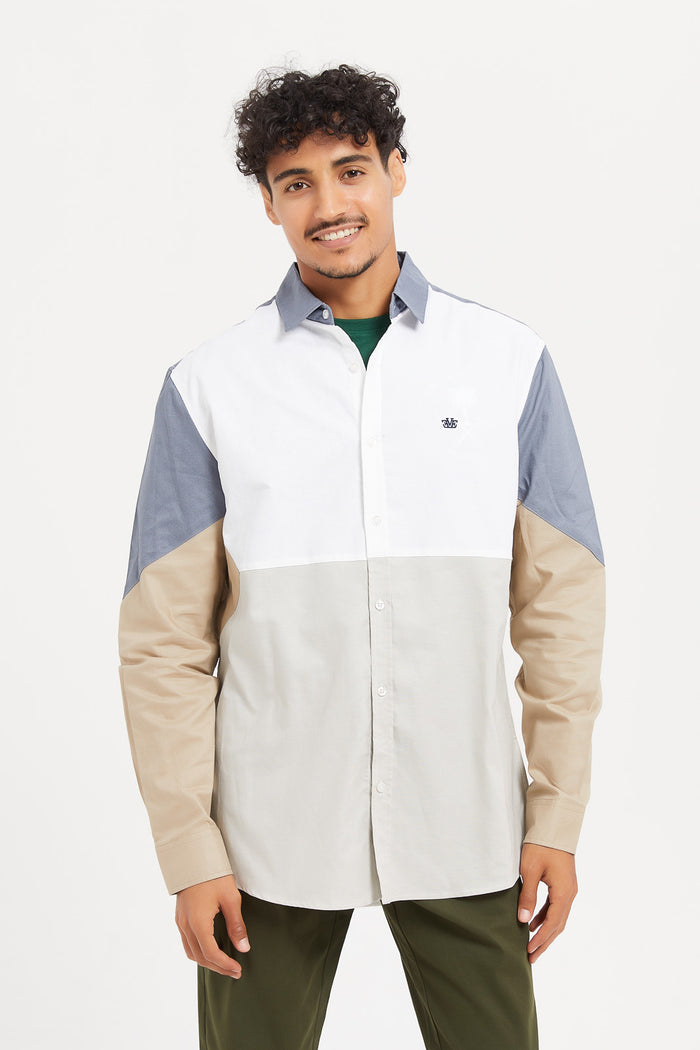 Redtag-Cut-&-Sew-Panel-Shirt-Category:Shirts,-Colour:Assorted,-Deals:New-In,-Filter:Men's-Clothing,-H1:MWR,-H2:GEN,-H3:SHI,-H4:CSH,-Men-Shirts,-MWRGENSHICSH,-New-In-Men,-Non-Sale,-ProductType:Casual-Shirts,-Season:W23A,-Section:Men,-W23A-Men's-