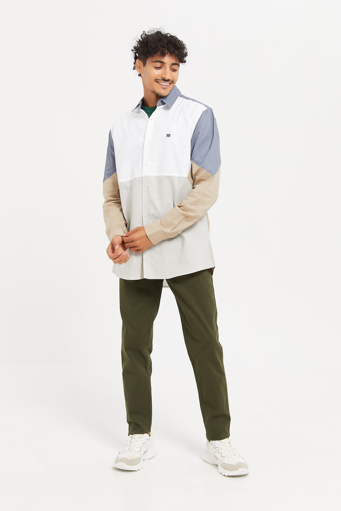 Redtag-Cut-&-Sew-Panel-Shirt-Category:Shirts,-Colour:Assorted,-Deals:New-In,-Filter:Men's-Clothing,-H1:MWR,-H2:GEN,-H3:SHI,-H4:CSH,-Men-Shirts,-MWRGENSHICSH,-New-In-Men,-Non-Sale,-ProductType:Casual-Shirts,-Season:W23A,-Section:Men,-W23A-Men's-