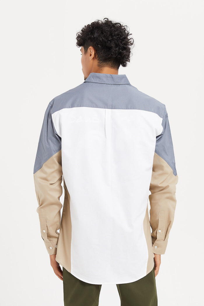 Redtag-Cut-&-Sew-Panel-Shirt-Category:Shirts,-Colour:Assorted,-Deals:New-In,-Filter:Men's-Clothing,-H1:MWR,-H2:GEN,-H3:SHI,-H4:CSH,-Men-Shirts,-MWRGENSHICSH,-New-In-Men,-Non-Sale,-ProductType:Casual-Shirts,-Season:W23A,-Section:Men,-W23A-Men's-