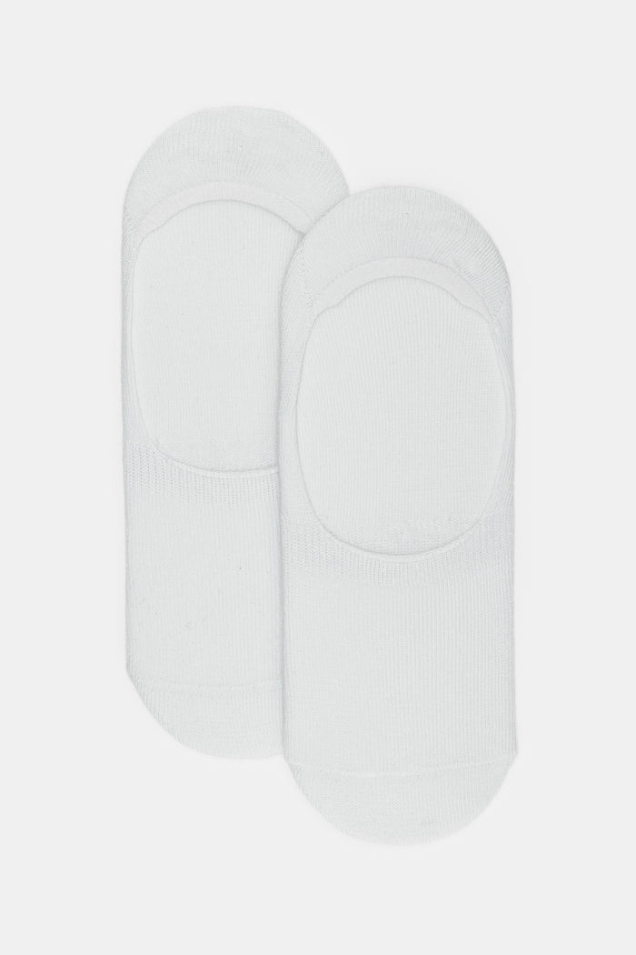 Redtag-White-2-Pcs-Invisible-Socks-365,-BSR-Socks,-Category:Socks,-Colour:White,-Deals:New-In,-ESS,-Filter:Senior-Boys-(8-to-14-Yrs),-H1:KWR,-H2:BSR,-H3:IMP,-H4:SKS,-KWRBSRIMPSKS,-New-In-BSR,-Non-Sale,-ProductType:Invisible-Socks,-Season:365365,-Section:Boys-(0-to-14Yrs)-Senior-Boys-9 to 14 Years