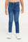 Redtag-Dark-Wash-Jeans-With-Hairband-Category:Jeans,-Colour:Darkwash,-Deals:New-In,-Filter:Girls-(2-to-8-Yrs),-GIR-Jeans,-H1:KWR,-H2:GIR,-H3:DNB,-H4:JNS,-KWRGIRDNBJNS,-New-In-GIR,-Non-Sale,-ProductType:Jeans-Regular-Fit,-Season:W23A,-Section:Girls-(0-to-14Yrs),-W23A-Girls-2 to 8 Years