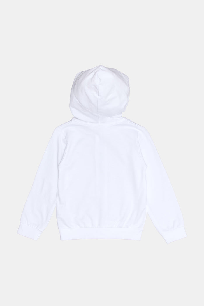 Redtag-White-Hoody-With-Zipper-Sweatshirts-Category:Sweatshirts,-Colour:White,-Deals:New-In,-Filter:Infant-Boys-(3-to-24-Mths),-H1:KWR,-H2:INB,-H3:SWS,-H4:SWS,-INB-Sweatshirts,-KWRINBSWSSWS,-New-In-INB,-Non-Sale,-ProductType:Hooded-Sweatshirts,-Season:W23B,-Section:Boys-(0-to-14Yrs),-TBL,-W23B-Infant-Boys-3 to 24 Months