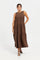 Redtag-Dark-Brown-Tiered-Dress-Category:Dresses,-Colour:Brown,-Deals:New-In,-Filter:Women's-Clothing,-H1:LWR,-H2:LDC,-H3:DRS,-H4:CAD,-LDC,-LDC-Dresses,-LWRLDCDRSCAD,-Maxi-Dress,-New-In-LDC,-Non-Sale,-ProductType:Dresses,-Season:W23B,-Section:Women,-W23B-Women's-
